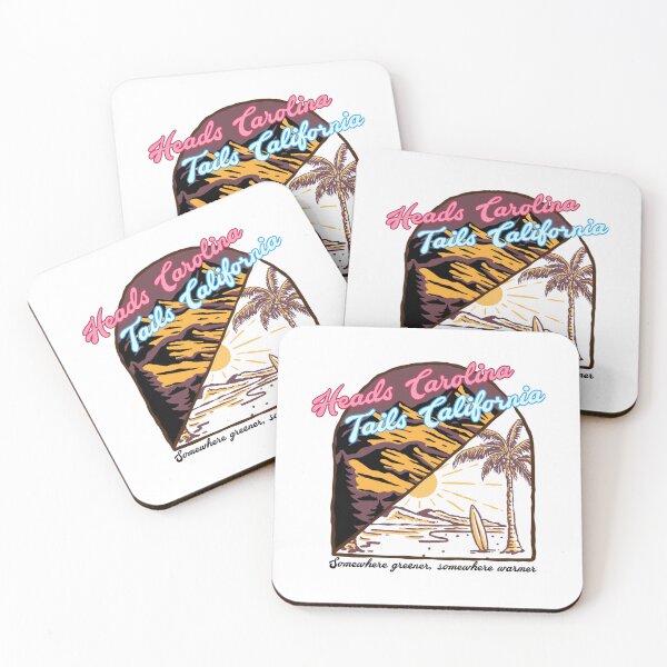 Item preview, Heads Carolina Tails California   designed and sold by Fannylantern.