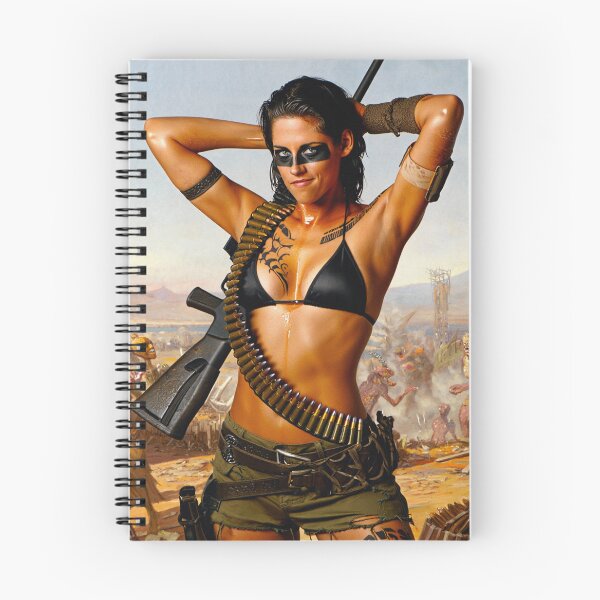 Item preview,  Post Apocalyptic warrior woman resting after battle designed and sold by Vintage Designs +.