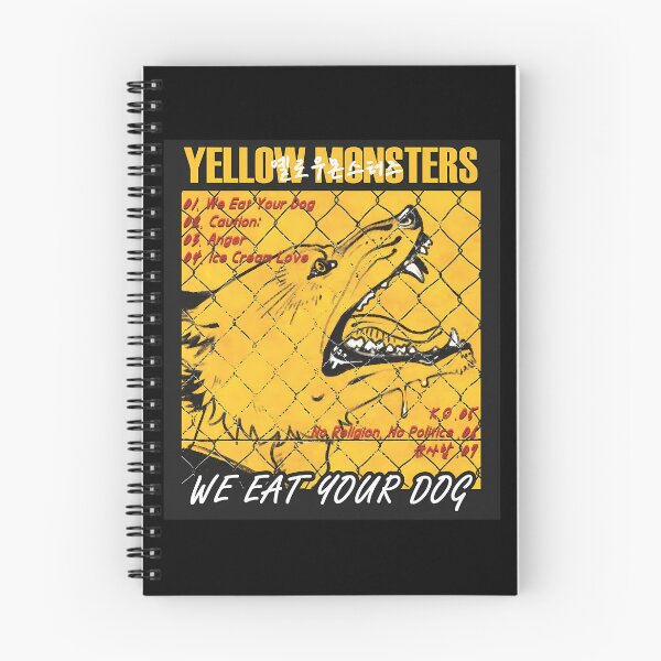 Item preview, Yellow Monsters We Eat Your Dog designed and sold by KaceyCormier.