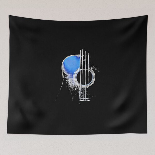 Item preview, Blue Acoustic Guitar Hi Lite designed and sold by UllrichFritsch.