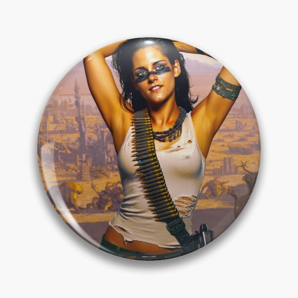 Item preview, Post Apocalyptic warrior woman resting after battle designed and sold by Vintage Designs +.