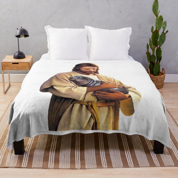 Item preview, Jesus Carrying Moo Deng designed and sold by BirdieErdman.