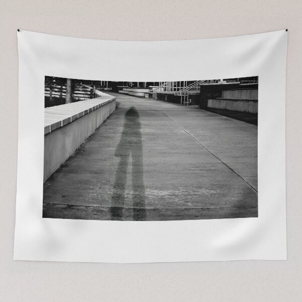 Item preview, My Shadow on Empty Walkway designed and sold by MercerImages.