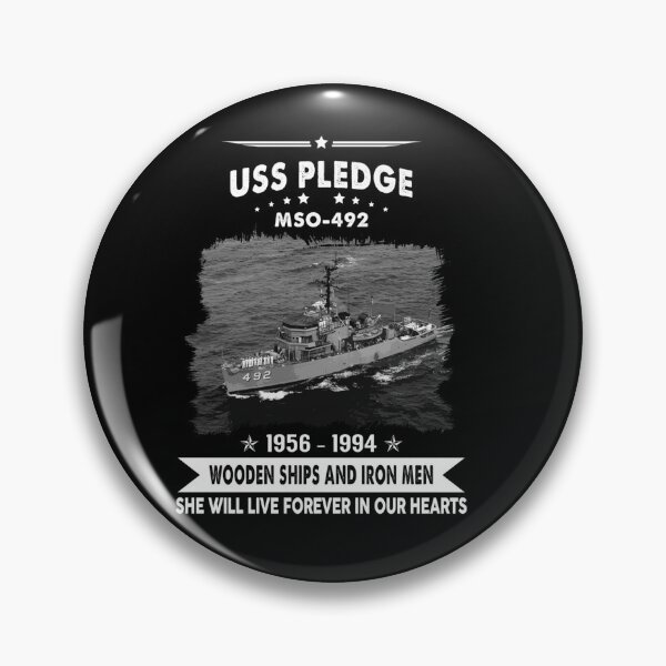 Item preview, USS Pledge MSO 492, Navy Veteran Mens Gift Idea Husband, Dad, Grandpa designed and sold by Timeless Bond Designs.