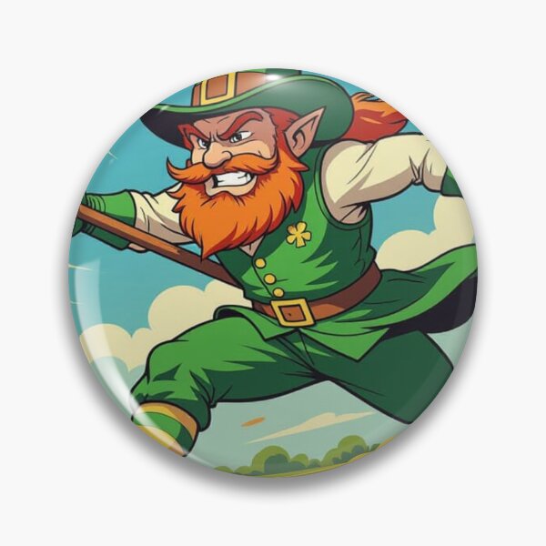 Item preview, The Fighting Irish Mascot in Action designed and sold by xArchGoDx.