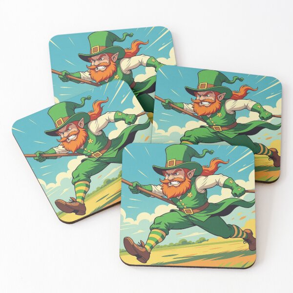 Item preview, The Fighting Irish Mascot in Action designed and sold by xArchGoDx.