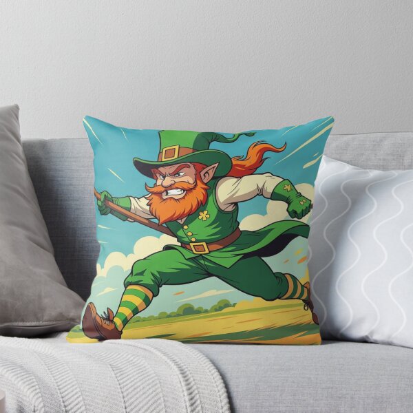Item preview, The Fighting Irish Mascot in Action designed and sold by xArchGoDx.