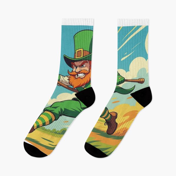 Item preview, The Fighting Irish Mascot in Action designed and sold by xArchGoDx.