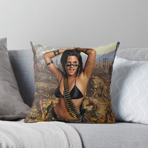 Item preview, Post Apocalyptic warrior woman resting after battle designed and sold by Vintage Designs +.