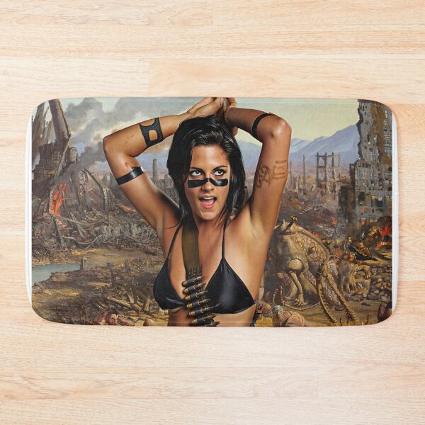 Item preview, Post Apocalyptic warrior woman resting after battle designed and sold by Vintage Designs +.