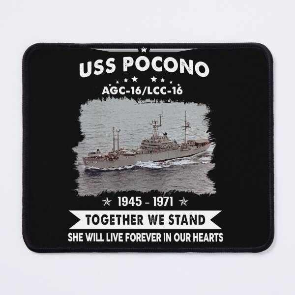 Item preview, USS POCONO LCC 16, Navy Veteran Mens Gift Idea Husband, Dad, Grandpa designed and sold by Timeless Bond Designs.