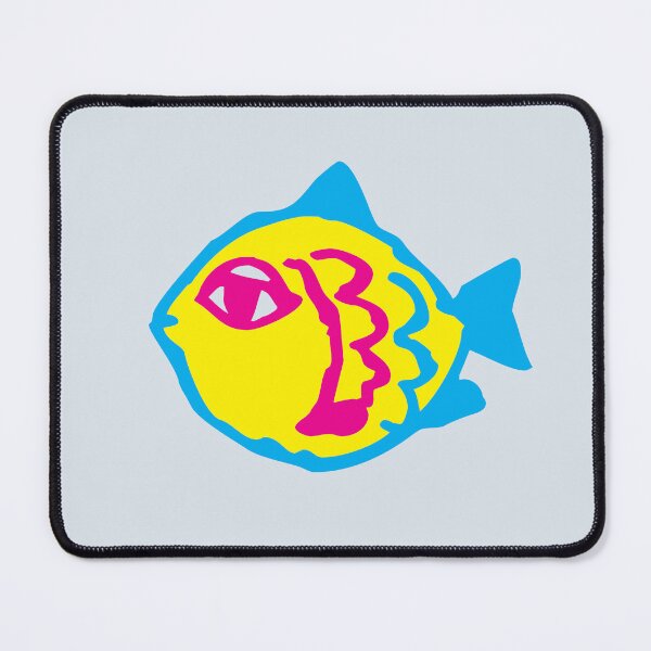 Item preview, Fish Doodle, Happy Fish designed and sold by CharlottePlaceArt.