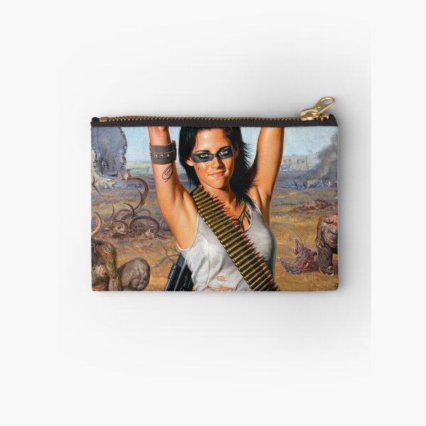 Item preview,  Apocalyptic warrior woman resting after battle designed and sold by Vintage Designs +.