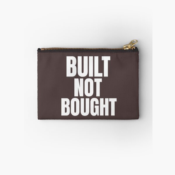 Item preview, Built Not Bought – Hardcore Gym Motivation Quote for Fitness Addicts designed and sold by Howling Ink.
