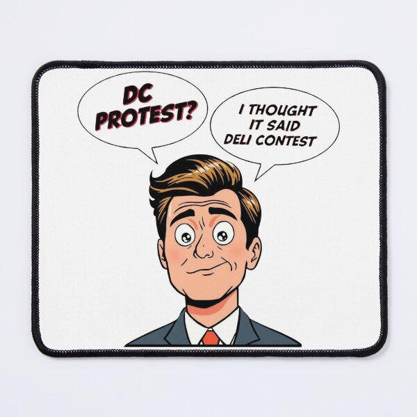 Item preview, DC Protest or Deli Contest – Funny Protest Food Parody designed and sold by jelonkaa.