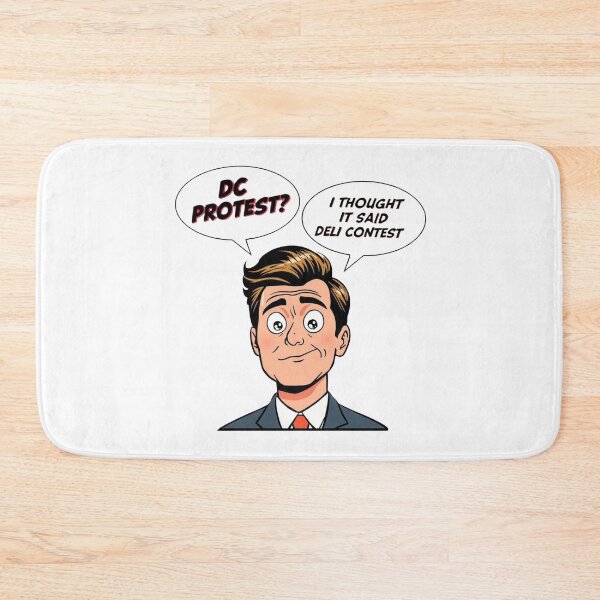 Item preview, DC Protest or Deli Contest – Funny Protest Food Parody designed and sold by jelonkaa.