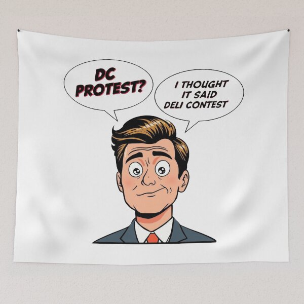 Item preview, DC Protest or Deli Contest – Funny Protest Food Parody designed and sold by jelonkaa.