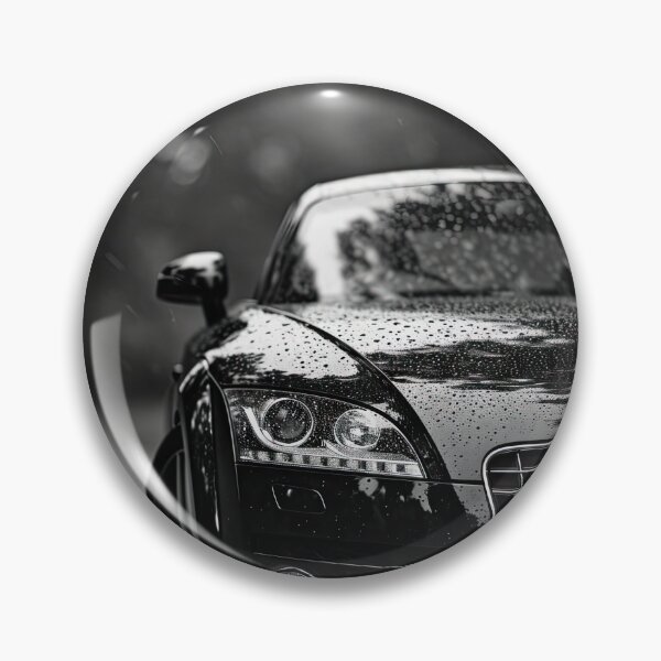 Artikelvorschau, Audi TT funkelt im Regen in Schwarz und Weiß entworfen und verkauft von Jerhus.