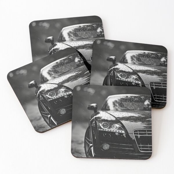Item preview, Audi TT sparkling in the rain in black and white designed and sold by Jerhus.