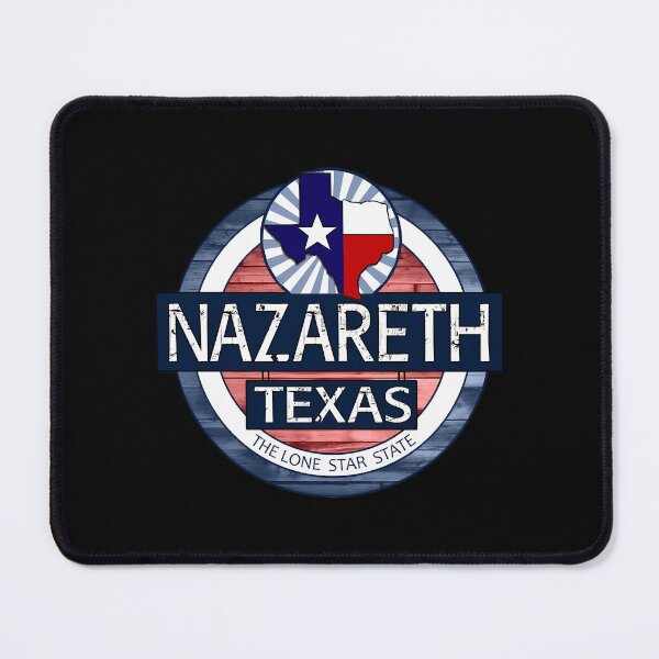 Item preview, Nazareth Band Rock Scotland Hard Formed In Dunfermline Nazareth Texas Rustic Wood Circle Britania designed and sold by AgustiWiegand.