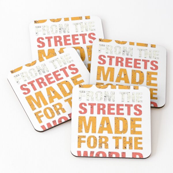 Item preview, Built From The Streets Made For The World | Motivational Urban Style T-Shirt & Sticker designed and sold by KawaiiNestching.