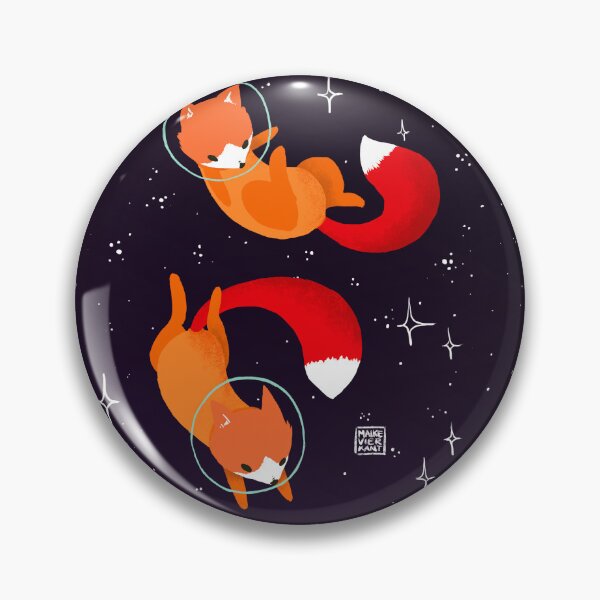 Item preview, Space Foxes designed and sold by Maike Vierkant - Connecting the Cute and the Nerdy.