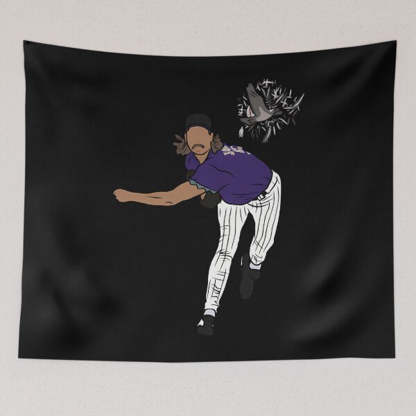 Item preview, Randy Johnson Hits The Bird designed and sold by LouisaBecker.