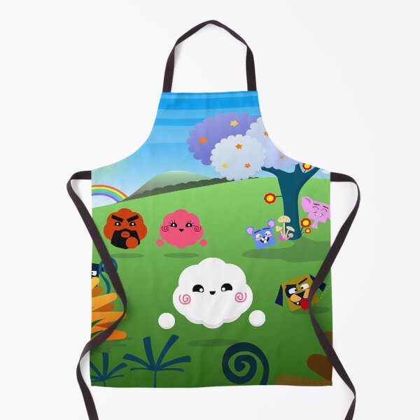 Item preview, Happy Colorful Planet with Cute and Magical Creatures V1 designed and sold by Liron Peer's Magical Store.