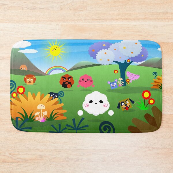 Item preview, Happy Colorful Planet with Cute and Magical Creatures V1 designed and sold by Liron Peer's Magical Store.