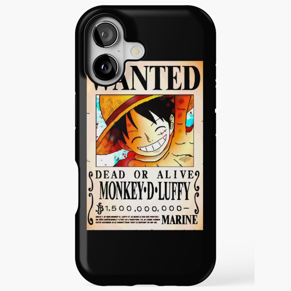 Luffy Wanted Phone Cases for Sale | Redbubble