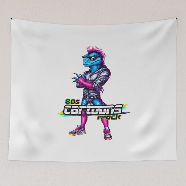 Item preview,  80s Cartoons Rock designed and sold by Vintage Designs +.