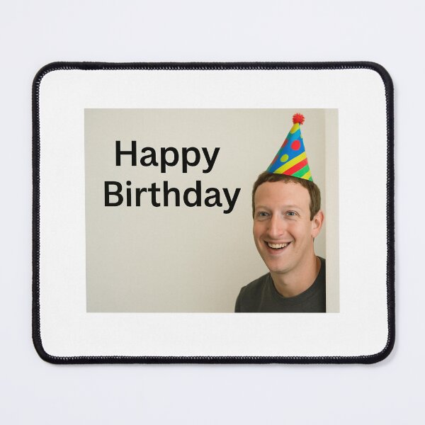 Item preview, Mark zuckerberg facebook meta party hat birthday funny prank meme gift weird designed and sold by CheeseBlueprint.