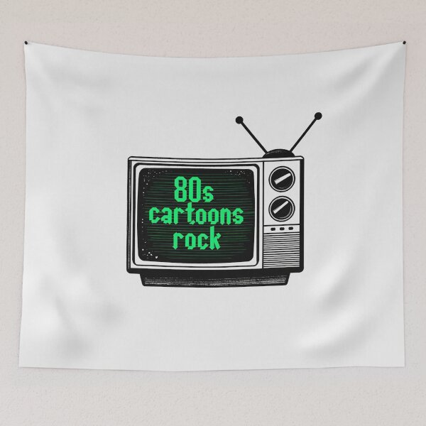 Item preview, 80s Cartoons Rock designed and sold by Vintage Designs +.