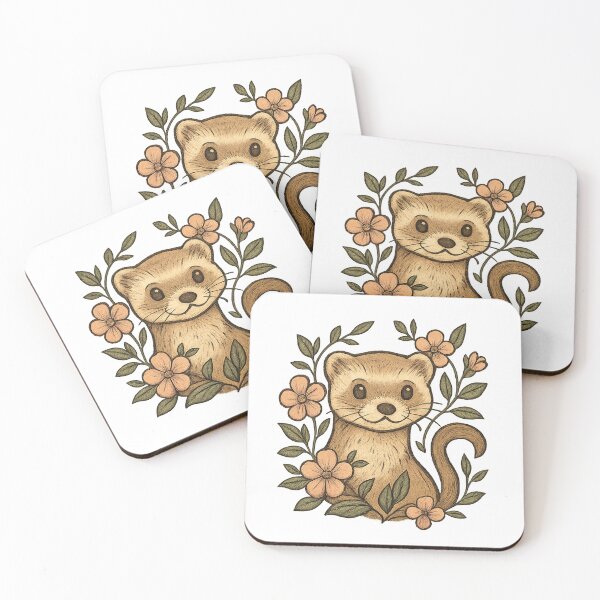 Item preview, Floral Ferret designed and sold by PlanetBoi.
