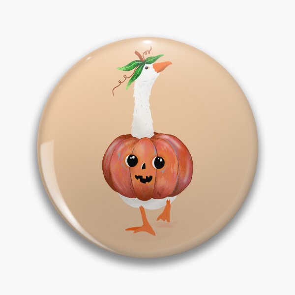 Item preview, Pumpkin spooky goose designed and sold by CreatureClubCo.