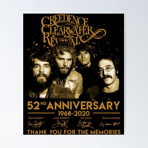 Item preview, 52 Ye.ars Cre.edence Clearwater Revival  designed and sold by DaisAtkinson.