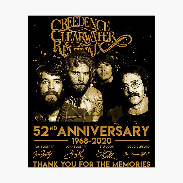 Item preview, 52 Ye.ars Cre.edence Clearwater Revival  designed and sold by DaisAtkinson.