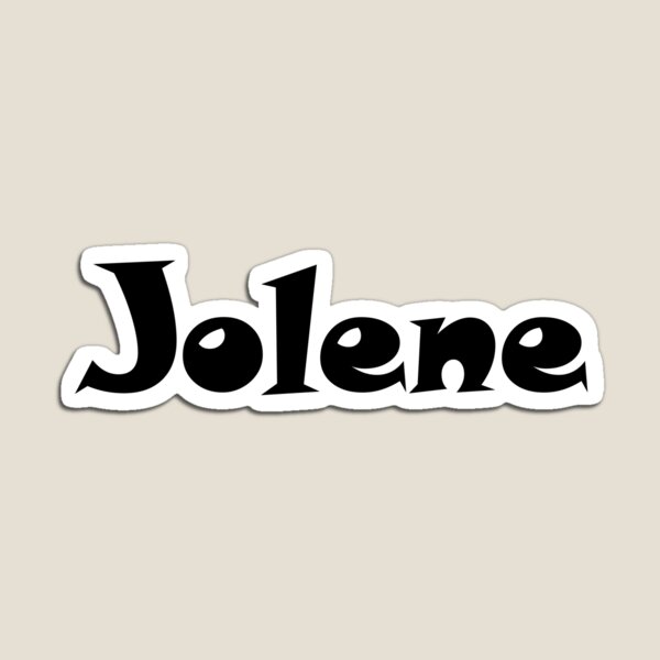 Item preview, Diseño del nombre Jolene: fuente linda, minimalista, con letras negras :) designed and sold by Myriel-Myriel.