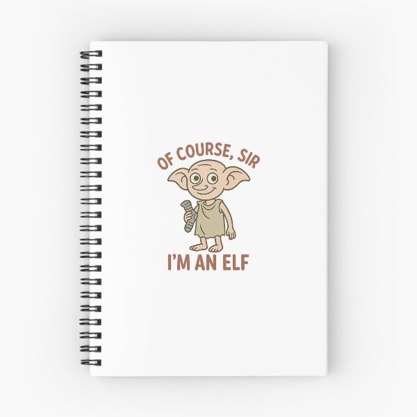 Item preview, “Of Course, Sir I’m an Elf” Cartoon Design designed and sold by Muggleswelcome.