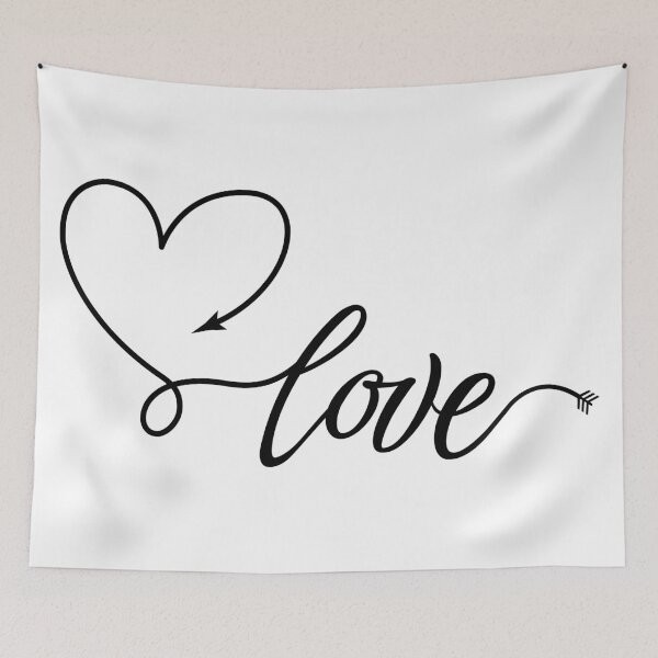 Item preview, Handwritten "Love" with Heart and Arrow Vector Design designed and sold by hc-u.