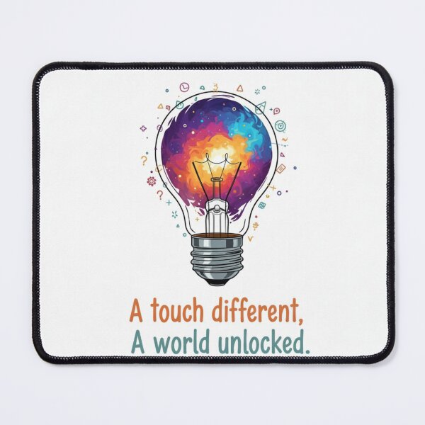 Item preview, A Touch Different, A World Unlocked designed and sold by BENBHicham.