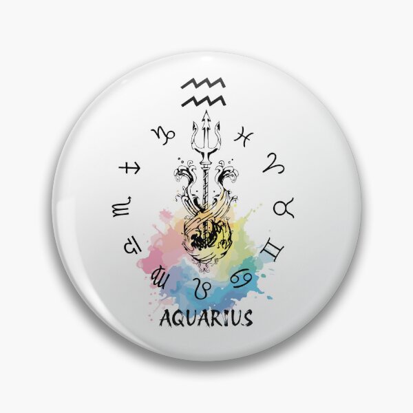 Artikelvorschau, Aquarius Aura Horoscope Art entworfen und verkauft von Hori4on.