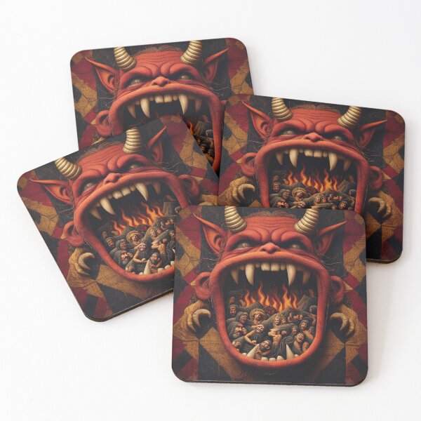 Item preview, Mouth of Satan vintage Medieval style artwork designed and sold by Vintage Designs +.