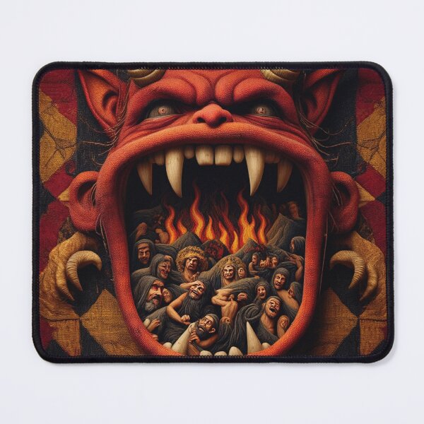 Item preview, Mouth of Satan vintage Medieval style artwork designed and sold by Vintage Designs +.