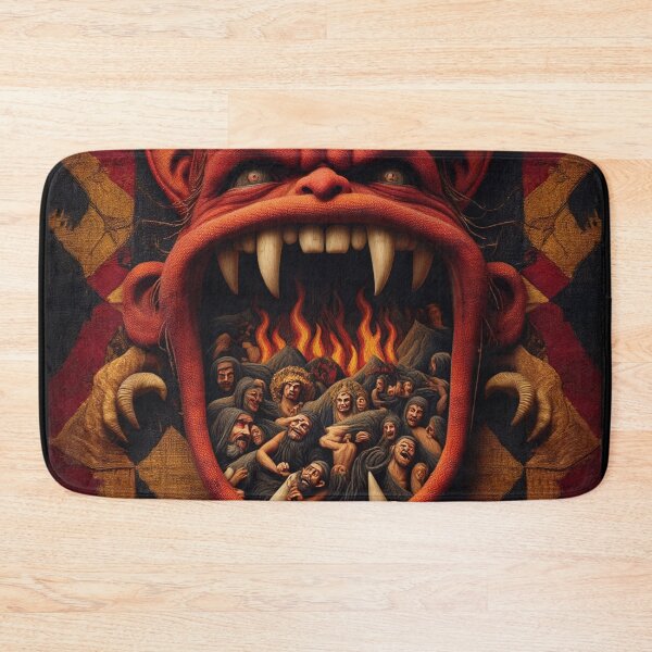 Item preview, Mouth of Satan vintage Medieval style artwork designed and sold by Vintage Designs +.