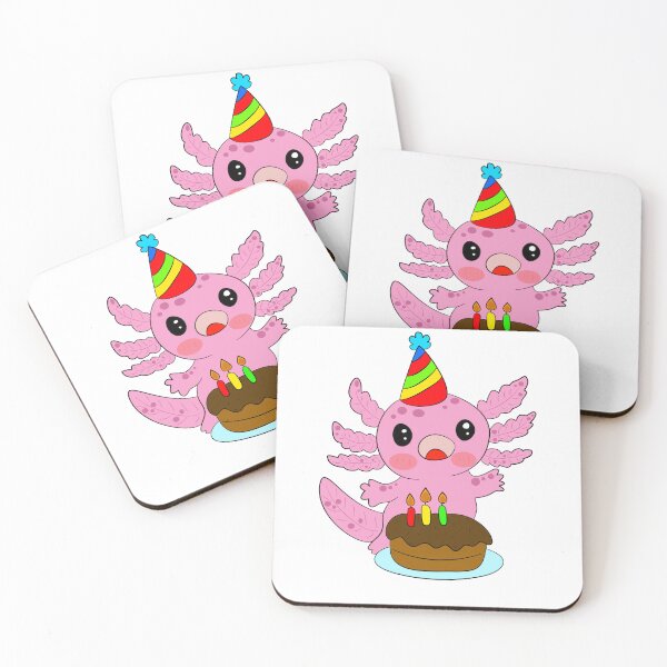 Item preview, axolotl Happybirthday designed and sold by Pe.peach.