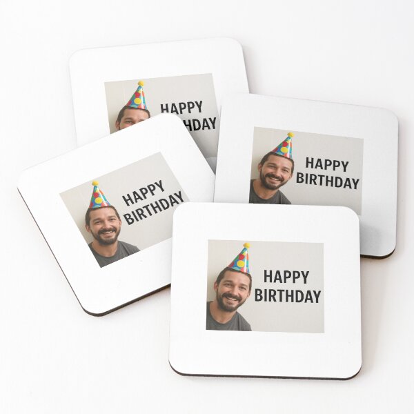 Item preview, Shia lebeouf party hat birthday funny prank meme gift weird designed and sold by CheeseBlueprint.