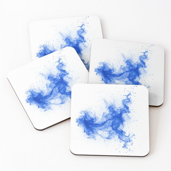 Item preview, Abstract Blue Smoke Wave designed and sold by The Rust Lab.
