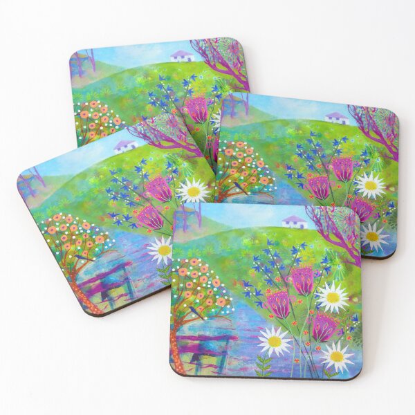 Item preview, By the River, colourful botanical landscape, designed and sold by Jess Stride.