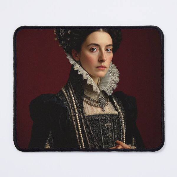 Item preview, Elizabeth Bathory vintage royal portrait art designed and sold by Vintage Designs +.
